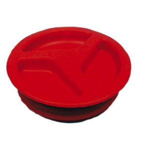 Betöltőfedél piros Ø 150 mm