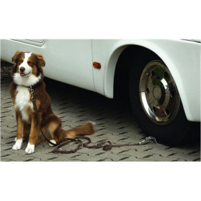 Dog-Sitter kutya megkötő pont, nagytestű kutyák számára is, alumínium lemez